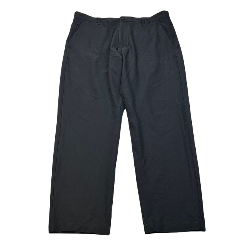 Marc New York Golf‎ Pants Mens 38x28 Black Stretch Flat Front Andrew Marc